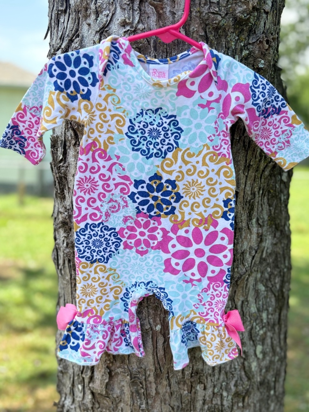 Ricrac & Ruffles Babygirl Romper